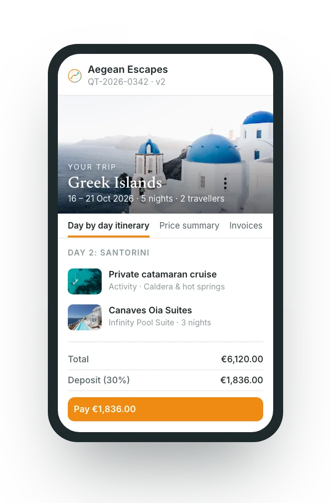 The English demo portal: the Greek Islands