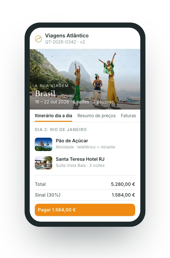 O portal demo em português: Brasil